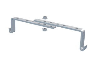 Suport ajustabil pentru canal cablu din sârmă cu latimea de 200-300mm, susținere maxim 80 kg - Img 1