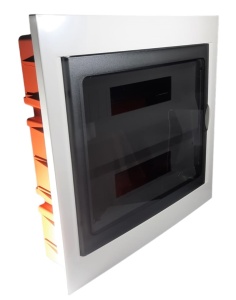 Tablou electric 36 module (2x18 module) incastrat Elettrocanali cu usa fumurie 430x410mm IP40