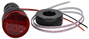 Ampermetru, indicator LED,roşu
