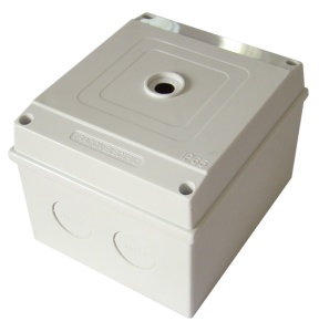 Carcasă mat. plastic pentru întrerupător manual, mărimea 2 - Img 1