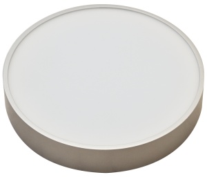 CIL LED, aparent,dispersor din mat. plastic şi ramă argintie