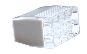 Clemă de legături fără şurub, transparent/negru - Img 1
