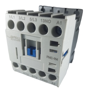 Contactor mini 9A cu 3 poli alimentare bobina 400V AC + 1 contact NO - Img 2
