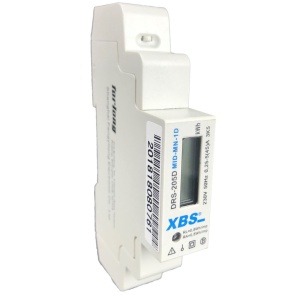 Contor monofazic cu afisaj digital 45A IP51 montaj pe sina - Img 1