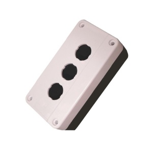 Cutie comanda caseta goala cu 3 gauri pentru 3 butoane 22mm IP65 - Img 2