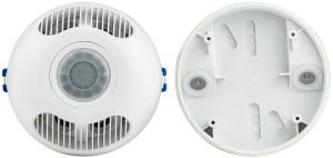 Detector de mişcare infraroşu, ultrasonic, de tavan, alb - Img 5