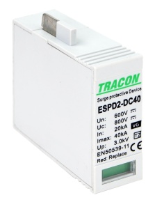 Element modular desc. de supratensiune,VG, T2, DC,600V