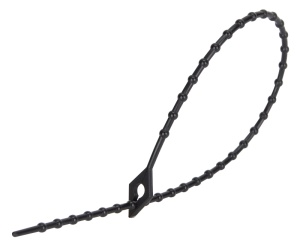 Fasete tip perlă reutilizabile, negre - Img 1