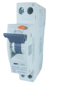 Intrerupator RCBO 6A curba B 30mA tip A automat cu protectie diferentiala 1 modul 1P+N 6kA IP20