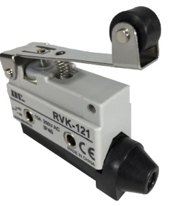 Limitator de cursa cu buton de limită 1NO+1NC comutator de poziție cu lamela cu rola 10A 250V IP40