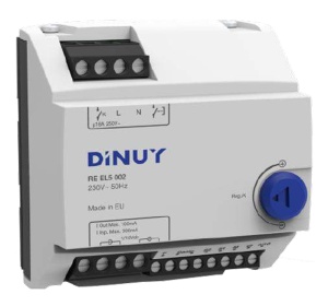 Modul comandă flux luminos, 1-10 V,pentru şină DIN, 5 mod