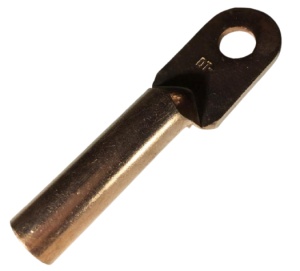 Papuc electric cupru Cu 16mm² terminali tubulari diametru gaura 8mm lungime 68mm - Img 3