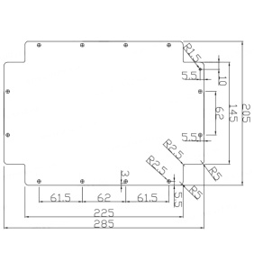 Placa de montaj metalica pentru doze 300x220mm contrapanou - Img 3