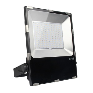 Reflector LED Mi-Light MiBoxer 50W negru reglabil DIM+RGB+CCT IP65 FUTT02 2.4GHz 16 milioane de culori, ajustare intensitate lumina si temperatura de culoare, saturatie culoare si control de la 30m