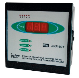 Regulator de putere reactivă,măsurare 1F, 5 bat.de cond.