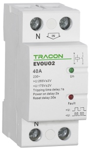 Releu automat de recuplare la creşterea/ scăderea tensiunii
