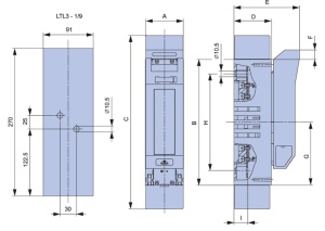 Separator orizontal cu siguranţe MPR, pe contrapanou - Img 2