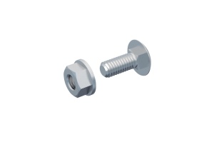 Set 100 buc surub M6x16 si piulita cu guler M6 pentru priderea peretelui despartitor - Img 1