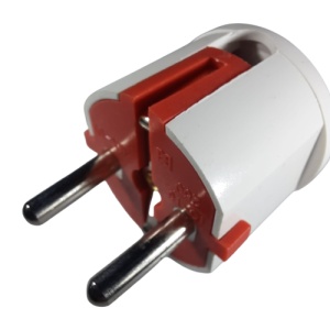 Stecher fisa cu contact de protectie 16A 250V intrare 90 grade pentru consumatori casnici - Img 2