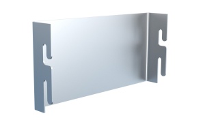 Suport 202x100mm electro galvanizat prindere pe canal cablu din sârmă pentru doză de distribuție (sau lampă, priză, intrerupător etc.) susținere maxim 10 kg