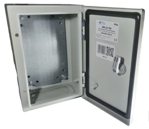 Tablou 300x250x150mm electric metalic industrial cu contrapanou galvanizat IP66 1000V 630A vopsit electrostatic - Img 1