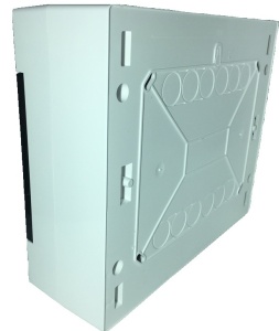 Tablou electric aplicat 12 module plastic 275x225x95mm cu usa fumurie deschidere laterala IP40 - Img 2
