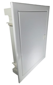 Tablou electric incastrat 24+4 module usa metalica 2 randuri la 850º C IP40 - Img 3