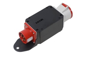 Adaptor trifazic industrial MIXO IP44 intrare 5 poli 16A iesire 5 poli 32A - Img 2