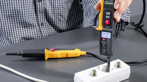 Aparat verific.tens.,tester prot.diferentială,afisaj LCD,LED - Img 7