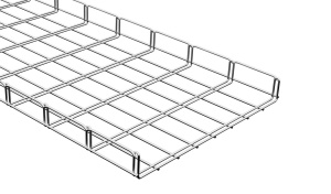 Canal cablu metalic 400x50mm din sarma mesh galvanizat lungime 2 metri jgheab pentru trasee electrice