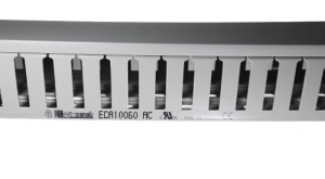 Canal cablu perforat slitat Elettrocanali 100x60mm gri pentru circuite electrice - Img 3
