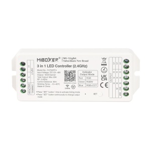 Controller de zonă Mi-Light MiBoxer Group Control 3 în 1 DIM+RGB/RGBW/RGBWW 10A FUT037P+