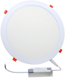 Corp de iluminat încorporabil,cu LED-uri, rotund, alb