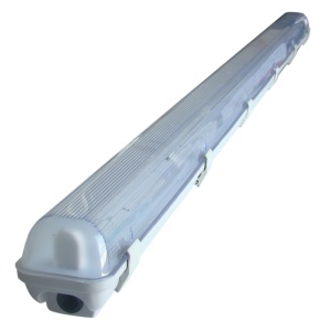 Corp de iluminat protejat pt.tub LED,alimentare la un capăt