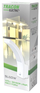 Corp iluminat de perete cu detector de miscare,formă curbată - Img 4