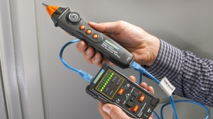 Detector de cabluri, conductoare si tester LAN - Img 3
