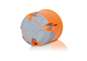 Doza aparat rigips ermetica adanca diametru:68mm adancime:62mm 850°C, VDE IP30 - Img 2