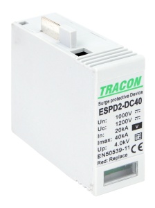 Element modular desc. de supratensiune tip V, T2 DC, 1000 V