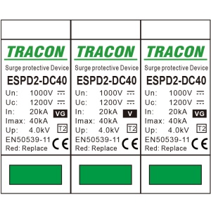 Element modular desc. de supratensiune,VG, T2, DC,1000V - Img 3