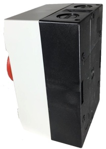 Intrerupator 100A 37kw 0-1 ON-OFF 3 poli 400V AC IP65 industrial aplicat casetat - Img 2