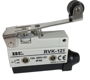Limitator de cursa cu buton de limită 1NO+1NC comutator de poziție cu lamela cu rola 10A 250V IP40 - Img 2