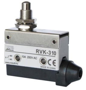 Limitator de cursa cu buton de limită 1NO+1NC comutator de poziție cu buton de presiune IP40 - Img 1
