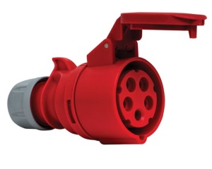 Priza trifazica mobila pe cablu 5 poli 16A 3P+N+E 6h CEE 380V IP44