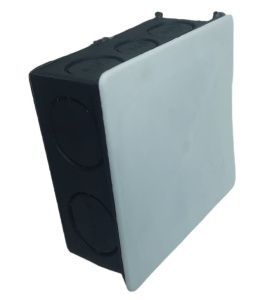 Set 5 doze de ramificatie derivatie sub tencuiala cu 10 intrari pentru zidarie 75x75mm cu capac - Img 2