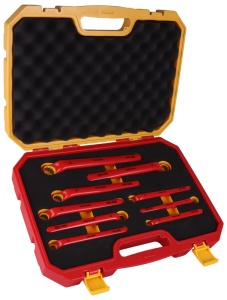 Set de chei inelare, izolate la 1000 V, 9 buc