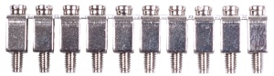 Şină centrală de legătură pentru clemele TSKA (10 module)