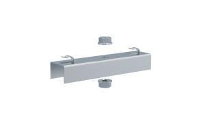 Suport metalic 130mm PZM100 consolă pentru prindere cu tijă filetată canal cablu din sârmă 100mm - Img 1