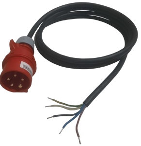 Cablu conexiune 3 metri H07RN-F 5G1.5 alimentare din cauciuc 16A IP44 - Img 1
