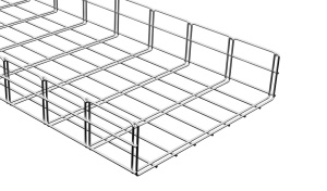 Canal cablu metalic 400x100mm din sarma mesh galvanizat lungime 2m jgheab pentru trasee electrice