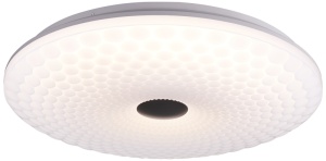 CIIL LED pt. tavan, rotund, cu puncte, alb, cu telecomandă